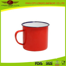 Useful Red Enamel Mug